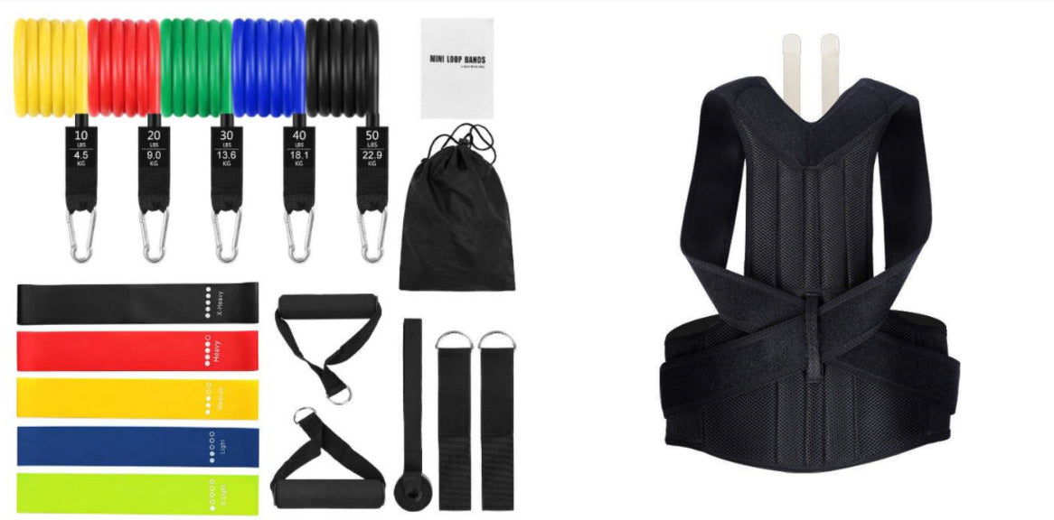 PhantomSupply Posture Corrector Brace for back and shoulder support, featuring an adjustable design and lightweight material.
