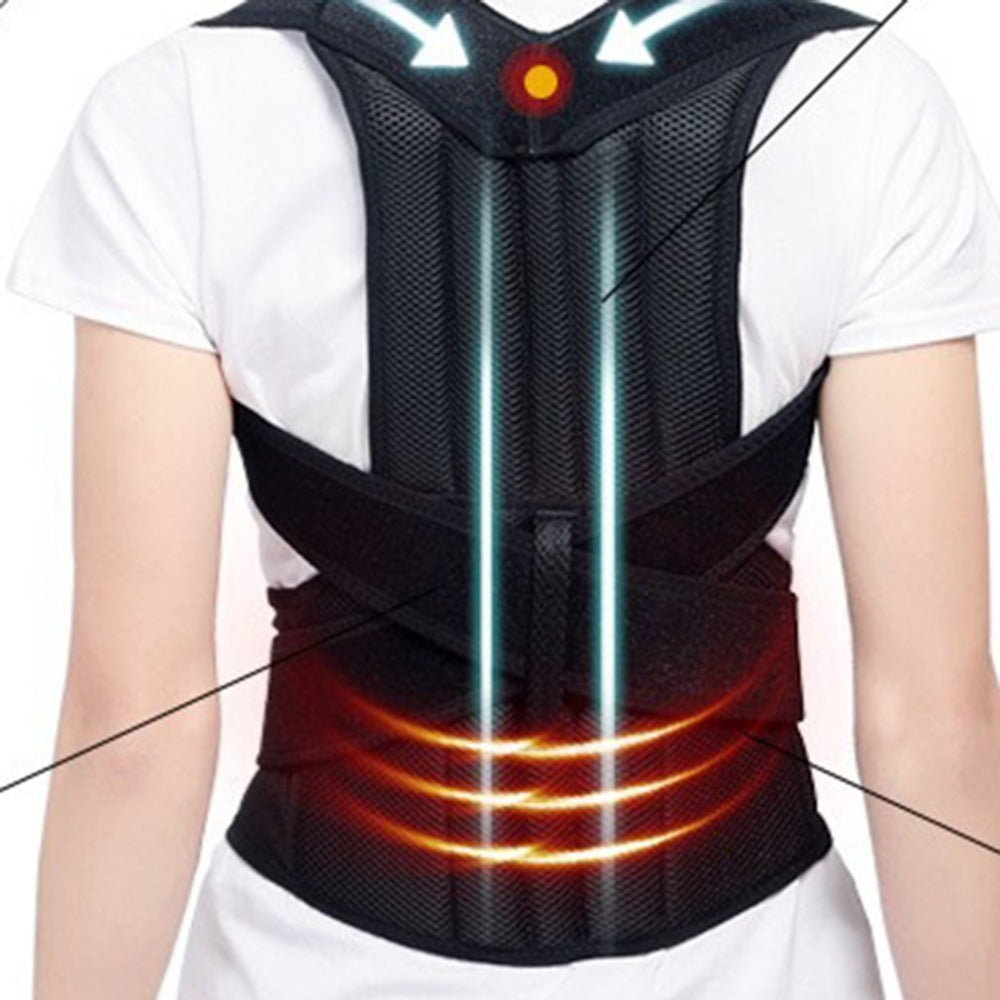 PhantomSupply Posture Corrector Brace for back and shoulder support, featuring an adjustable design and lightweight material.
