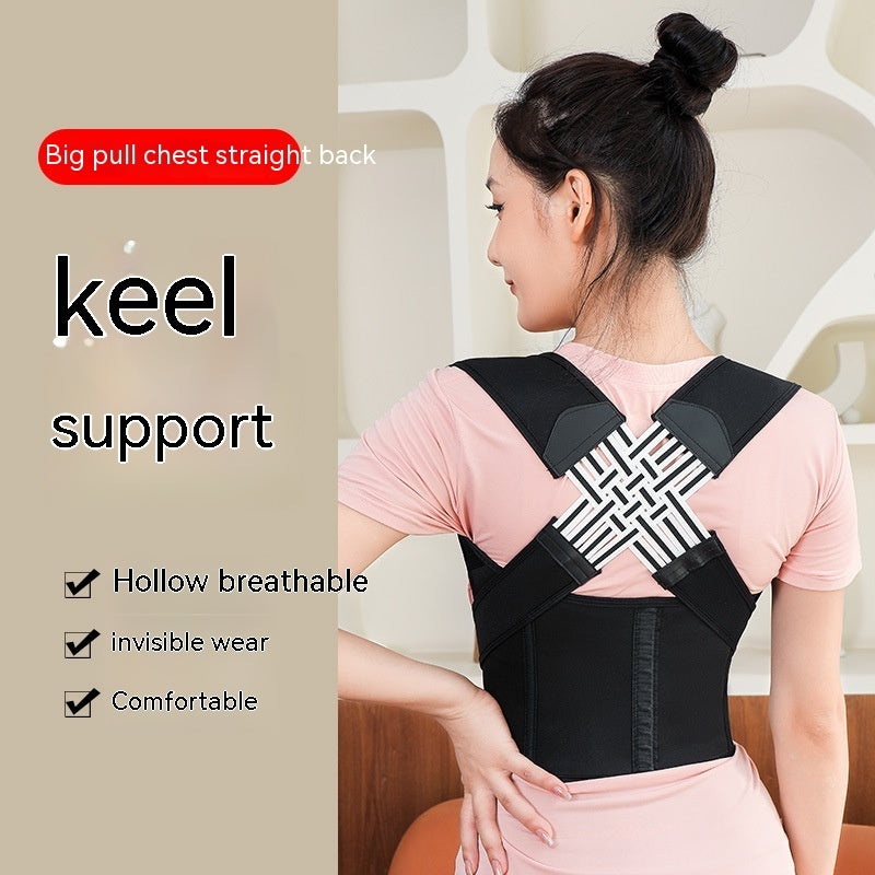 Chest Lift Posture Brace providing shoulder and back support with adjustable design for comfort and posture correction.