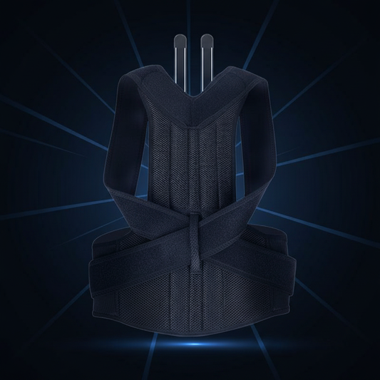 PhantomSupply Posture Corrector Brace for back and shoulder support, featuring an adjustable design and lightweight material.