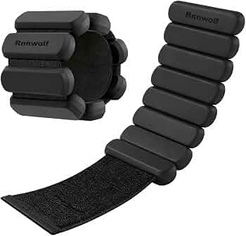 PhantomSupply Adjustable Ankle Wrist Weights in a fitness setting with a kettlebell and exercise mat