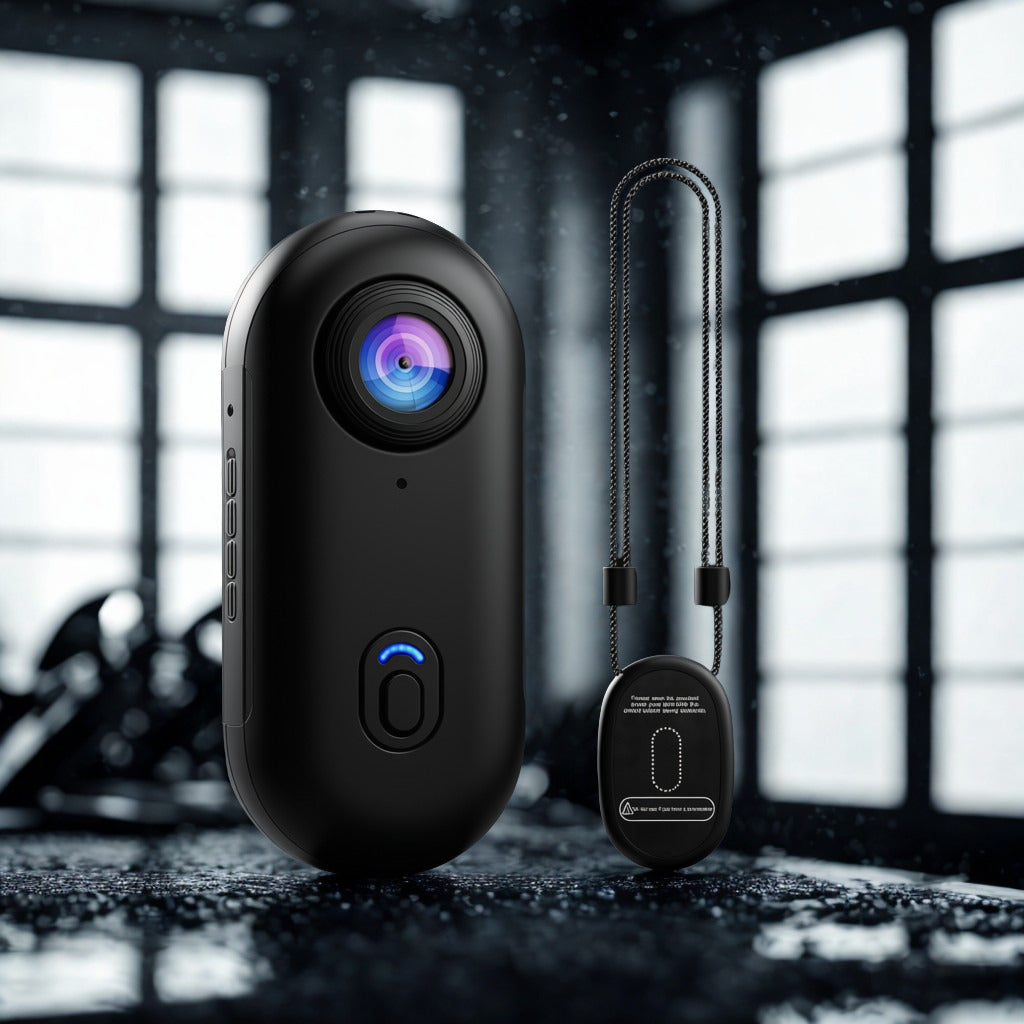 PhantomSupply I3 4K Mini Action Camera with remote, designed for travel and outdoor adventures.