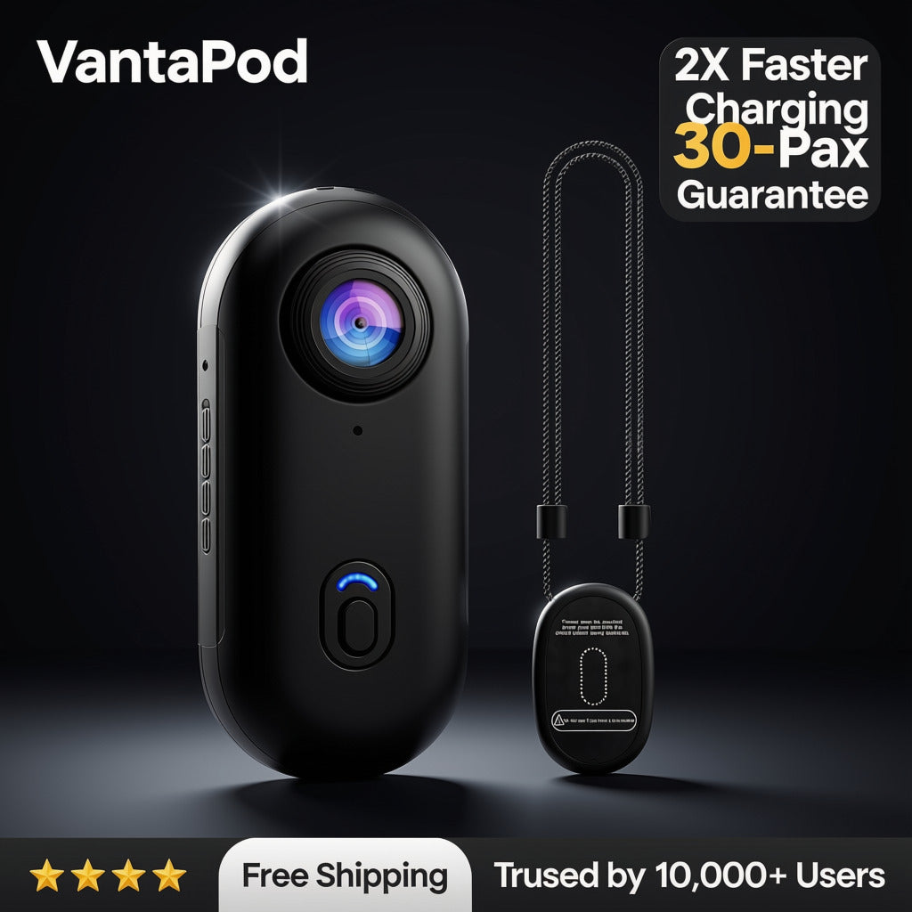 PhantomSupply I3 4K Mini Action Camera with remote, designed for travel and outdoor adventures.