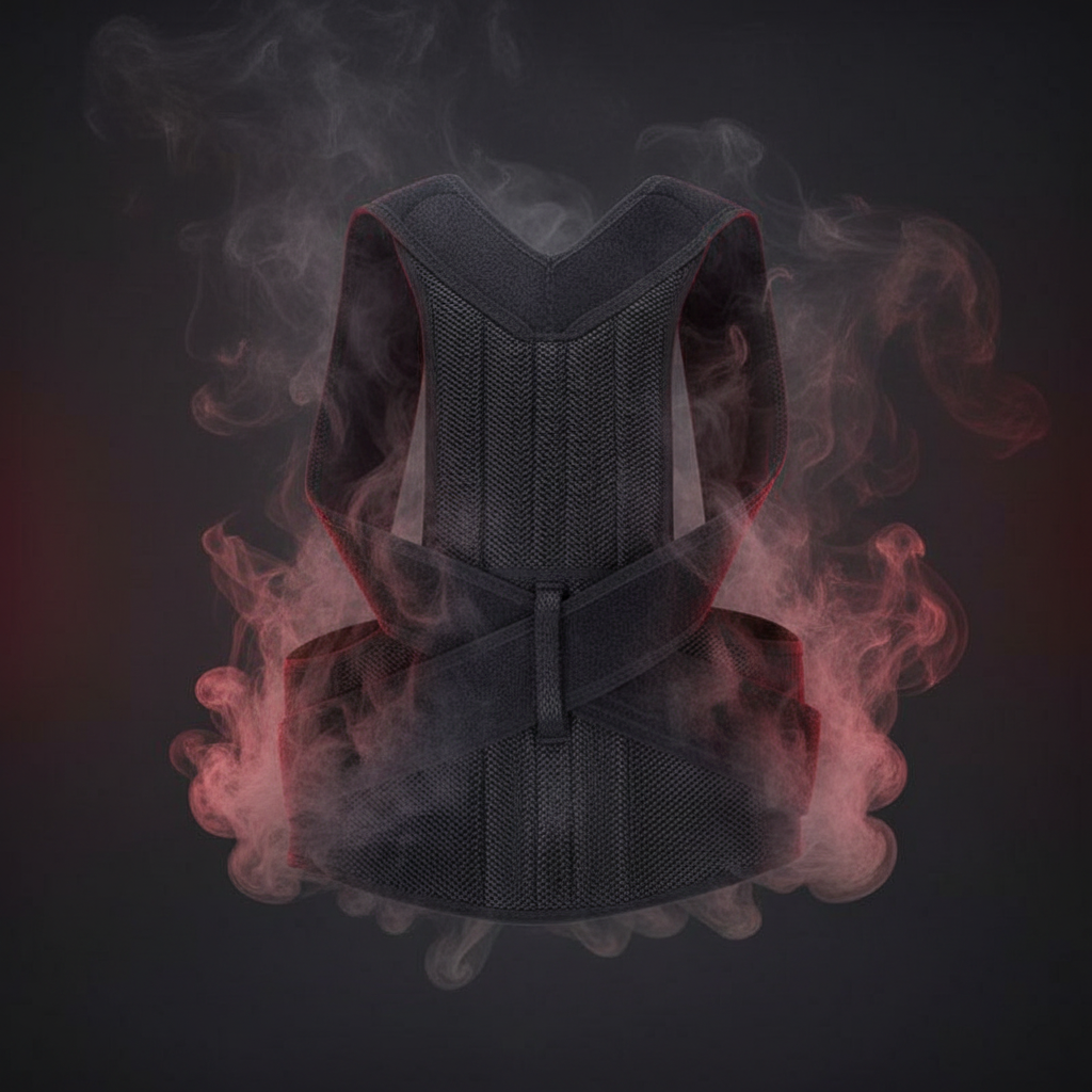 PhantomSupply Posture Corrector Brace for back and shoulder support, featuring an adjustable design and lightweight material.